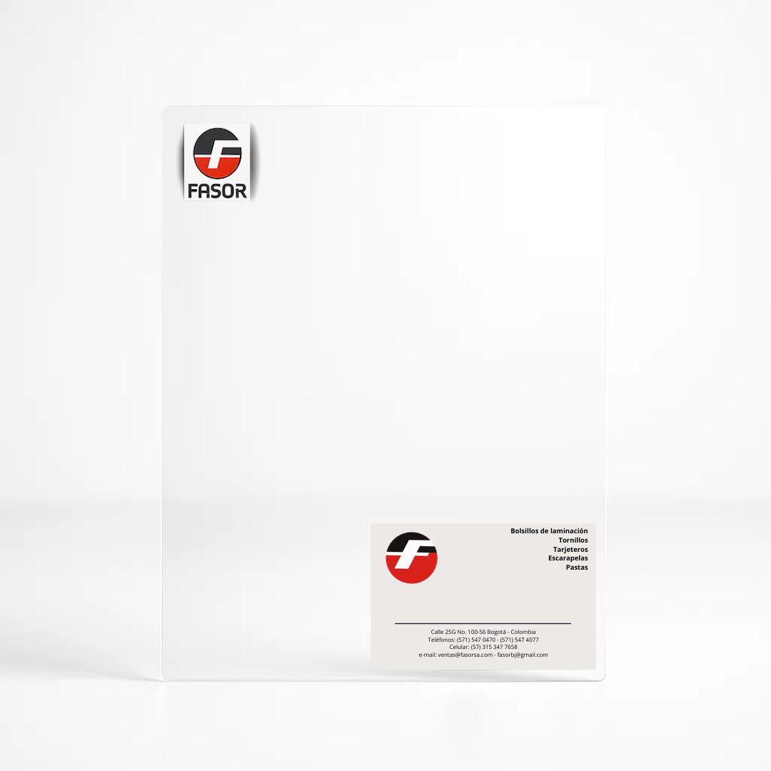 bolsillo de laminación